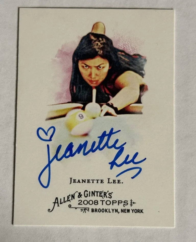 Jeanette Lee Signed 2008 Allen And Ginter Auto Autographed The Black Widow