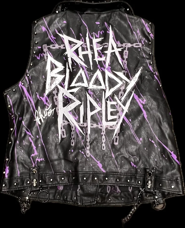 Rhea Ripley Signed Wrestling Jacket BAS Autographed WWE