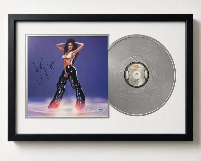 Katy Perry Signed 143 Vinyl Album Custom Framed PSA Autographed