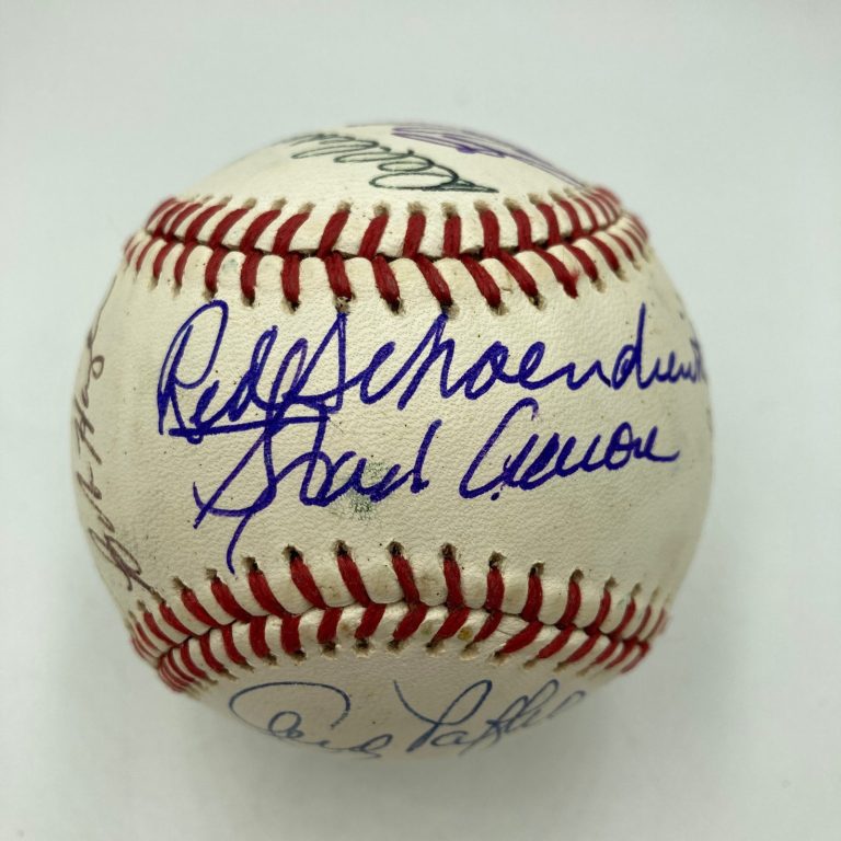 1957 Milwaukee Braves World Series Champs Team Signed Baseball JSA COA