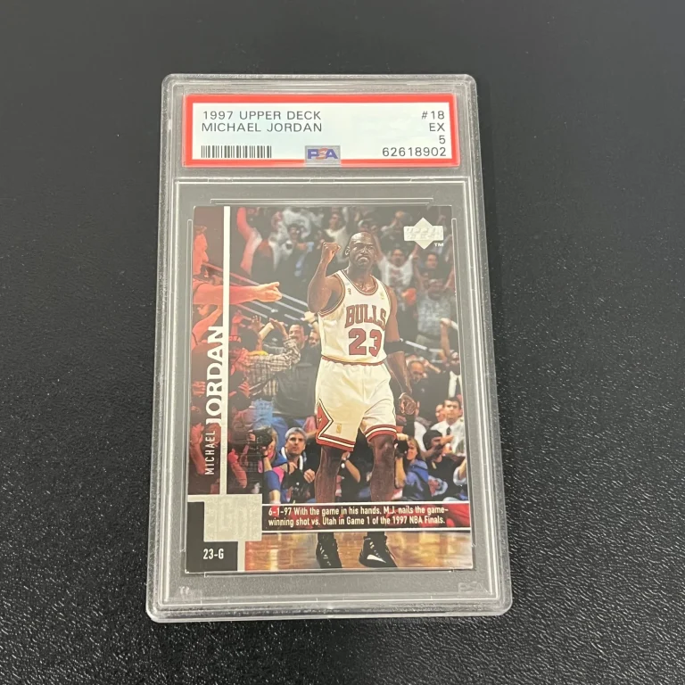 1997 Upper Deck #18 Michael Jordan PSA 5 Slabbed Bulls