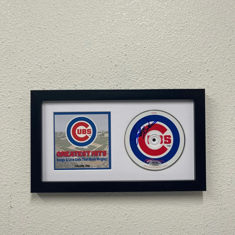 Jody Davis Signed Framed Display CD Album Cover PSA Cubs Greatest Hits