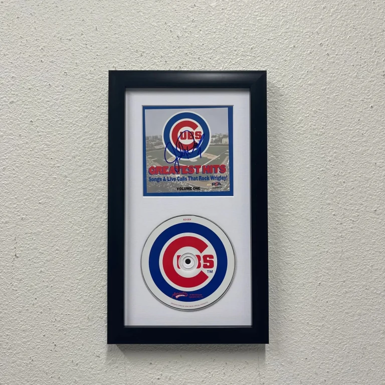 Jody Davis Signed Framed Display CD Album Cover PSA Cubs Greatest Hits