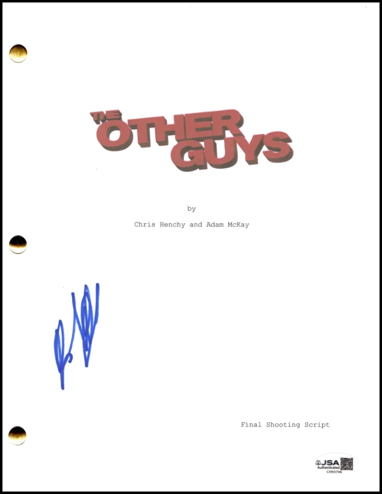 Will Ferrell Signed Autograph The Other Guys Full Script Screenplay w/ JSA COA