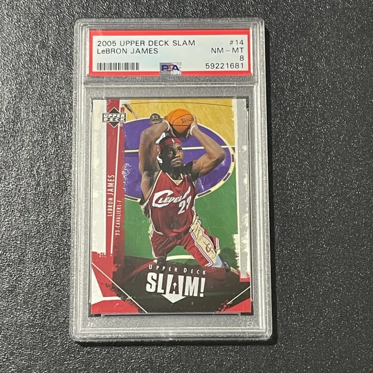 2005 Upper Deck Slam #14 LeBron James PSA 8 Cleveland Cavaliers