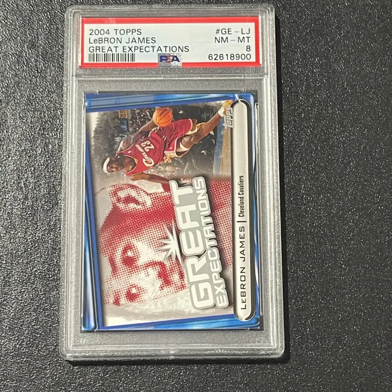2004 Topps Great Expectations #GE-LJ LeBron James PSA 8 Cavaliers