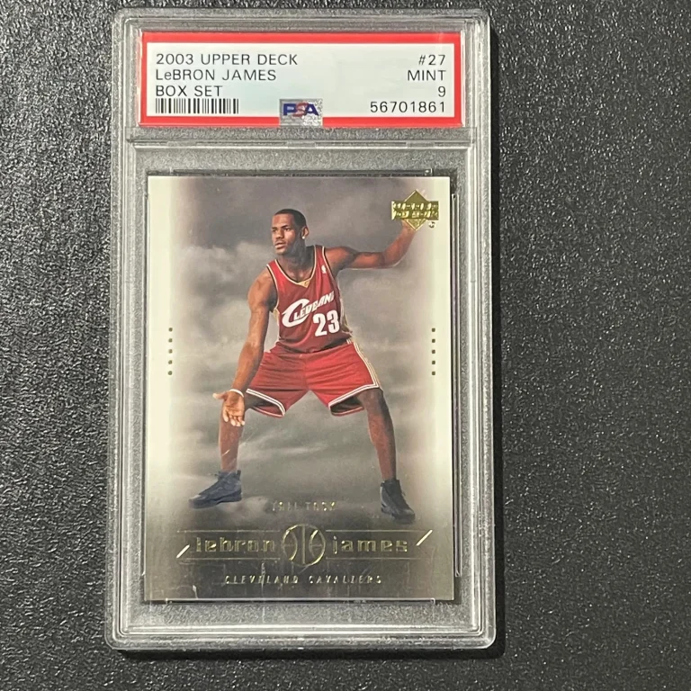 2003 Upper Deck Box Set #27 LeBron James PSA 9 Cleveland Cavaliers
