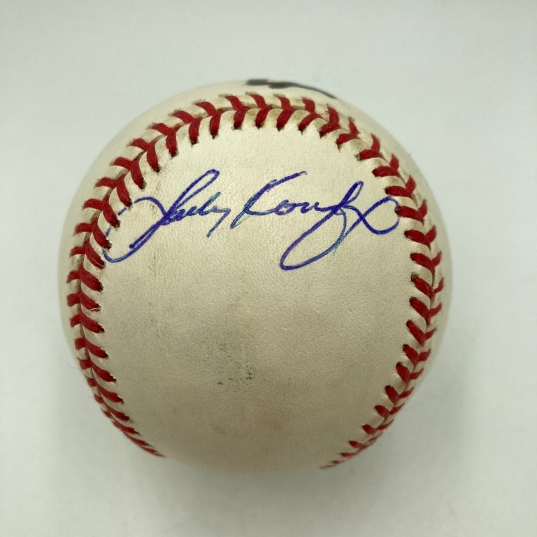 Sandy Koufax Signed Official National League Baseball JSA COA