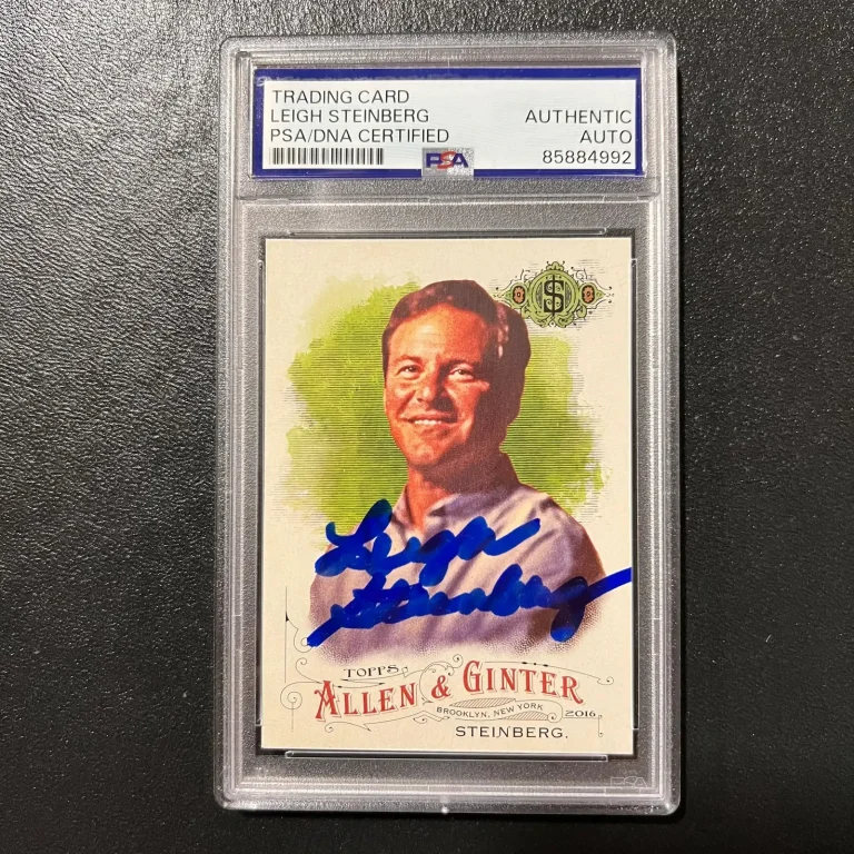 2016 Topps #Agent 132 Leigh Steinberg Signed Card Auto PSA Slabbed MLB