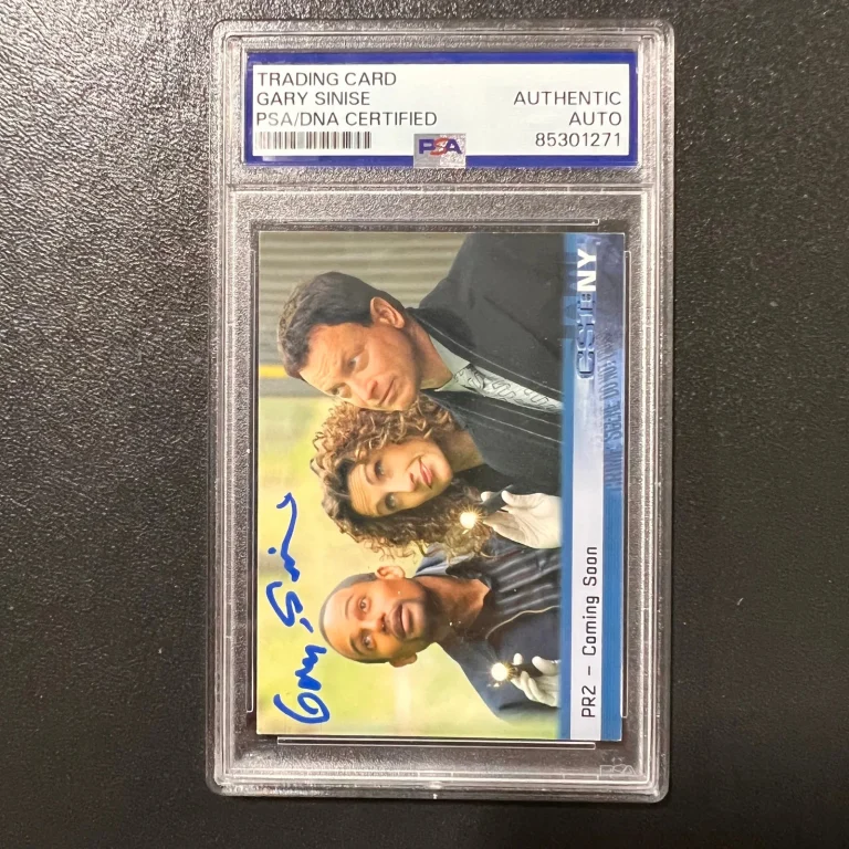2005 Strictly Ink Hill CSI: NY Series 1 Gary Sinise Signed Card Auto PSA Slabbed