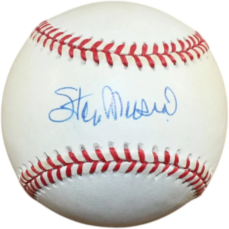 Stan Musial Autographed/Signed St Louis Cardinals OML NL Baseball Beckett 58199