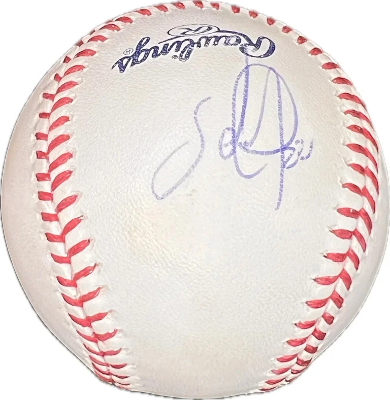 Sandy Alcantara Signed MLB Baseball PSA Autographed