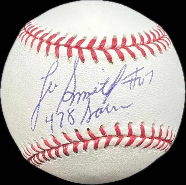 Lee Smith Signed MLB Baseball PSA Autographed