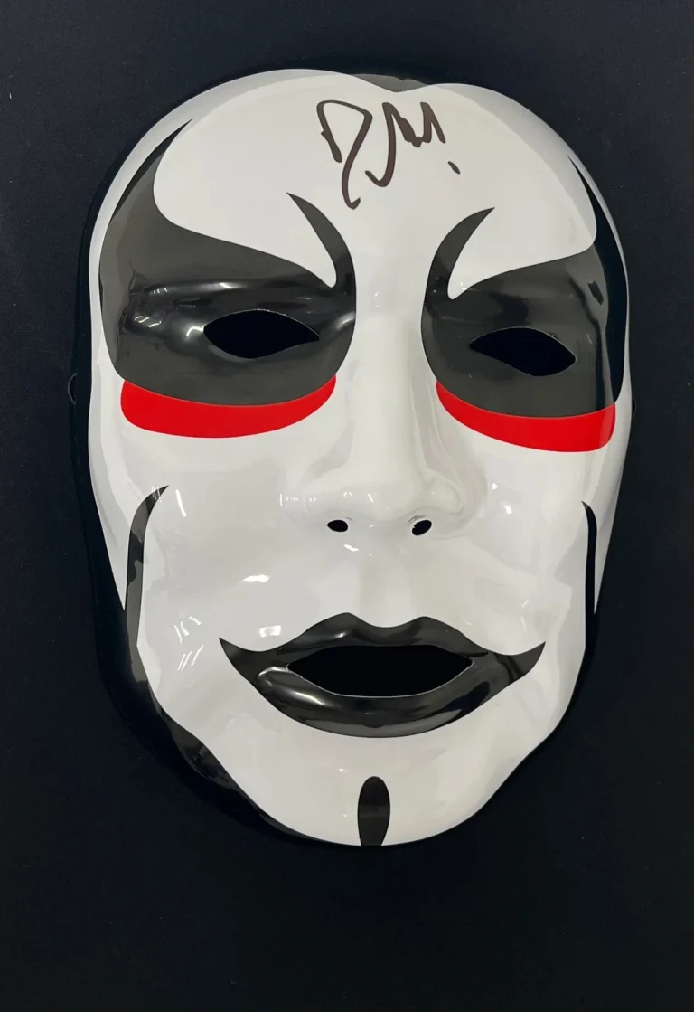 Danhausen Signed Wrestling Character Mask PSA Autographed AEW