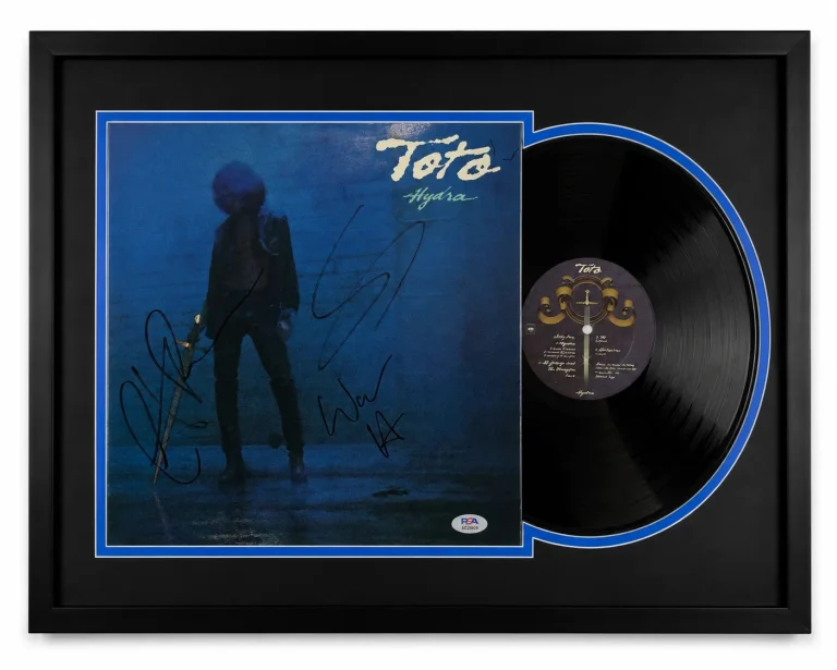 Toto Signed Hydra Framed Vinyl Album PSA