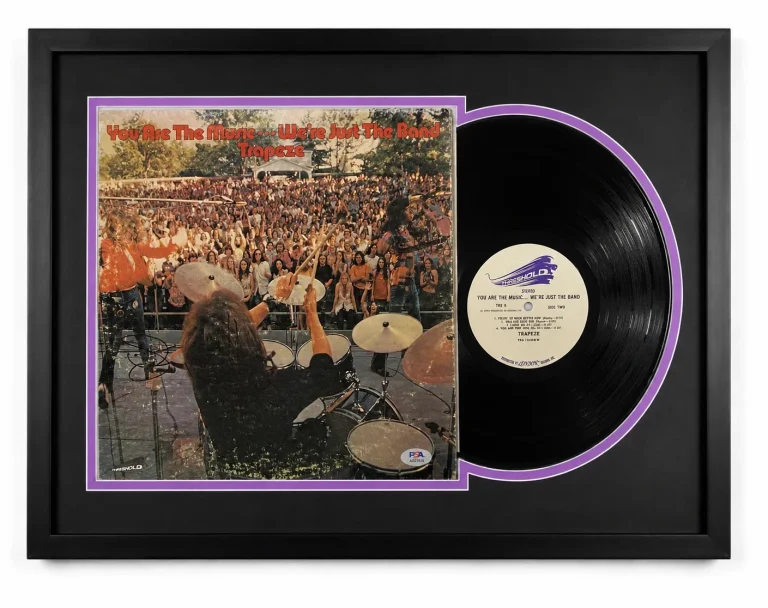 Glenn Hughes Signed You Are the Music...We're Just the Band Custom Framed Vinyl