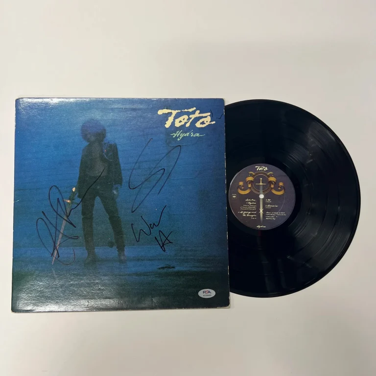 Steve Lukather and David Paich Signed Hydra Vinyl Album PSA Autographed