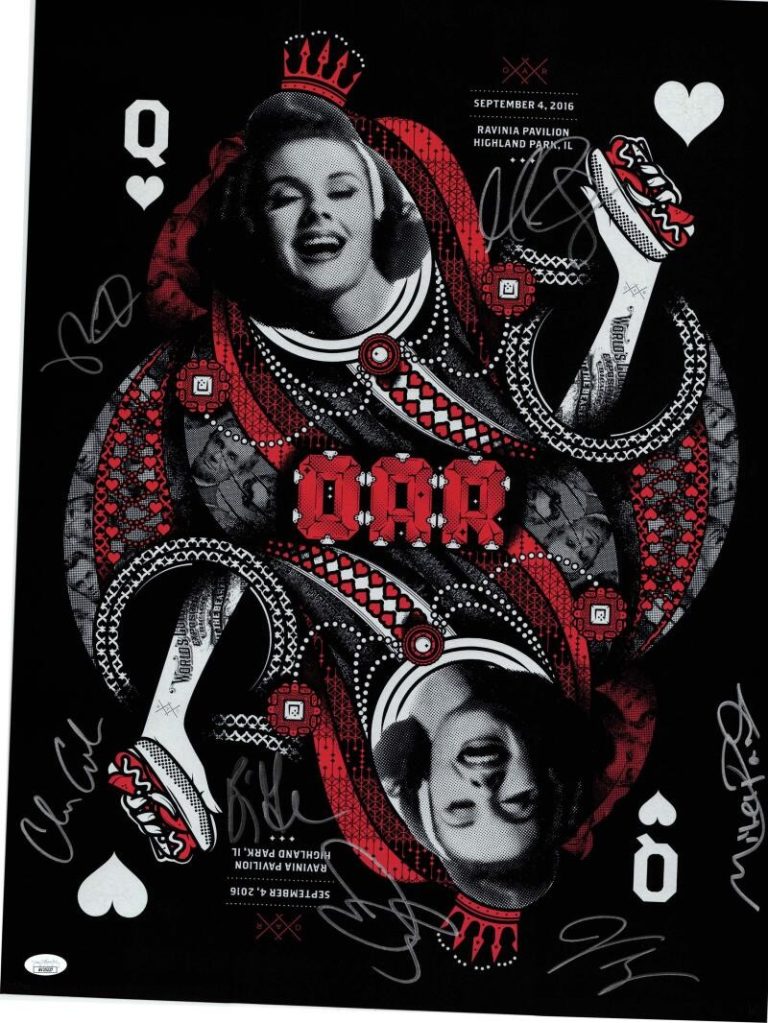 OAR Band Signed Autograph 18x24 Concert Tour Poster Brooklyn New York JSA COA