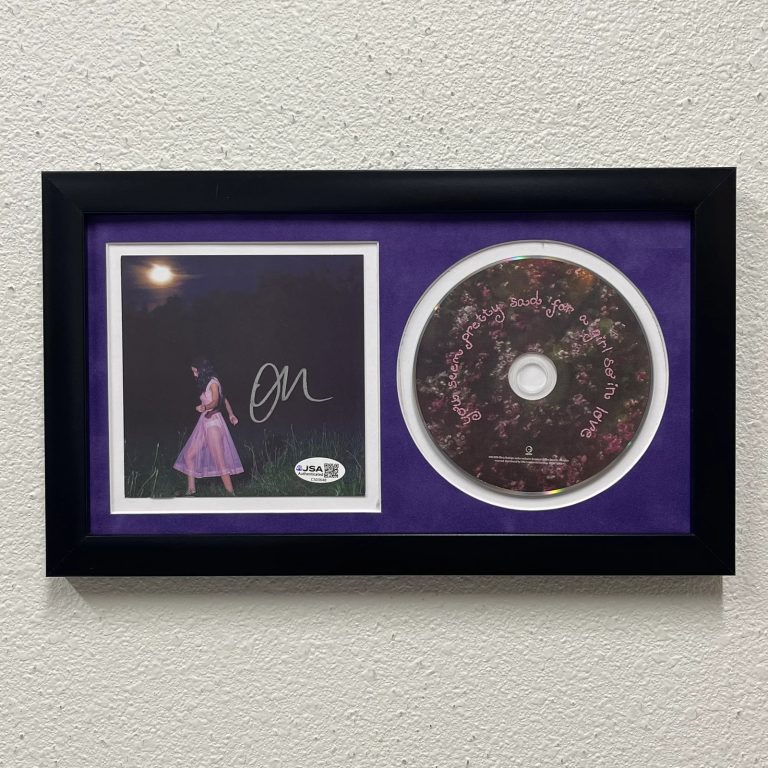 Olivia Rodrigo Signed You Seem Pretty Sad for a Girl So in Love Framed CD JSA