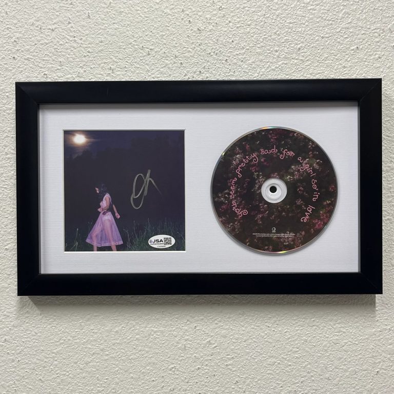 Olivia Rodrigo Signed You Seem Pretty Sad for a Girl So in Love Framed CD JSA