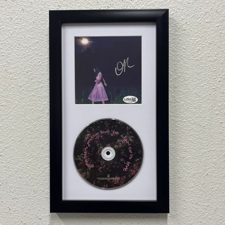 Olivia Rodrigo Signed You Seem Pretty Sad for a Girl So in Love Framed CD JSA