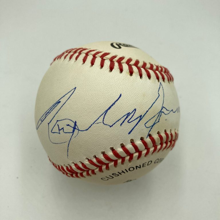 Roy Campanella Single Signed National League Baseball PSA DNA COA