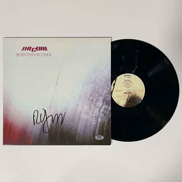 Robert Smith Signed Seventeen Seconds Vinyl Album PSA Autographed