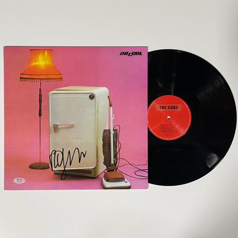 Robert Smith Signed Three Imaginary Boys Vinyl Album PSA Autographed