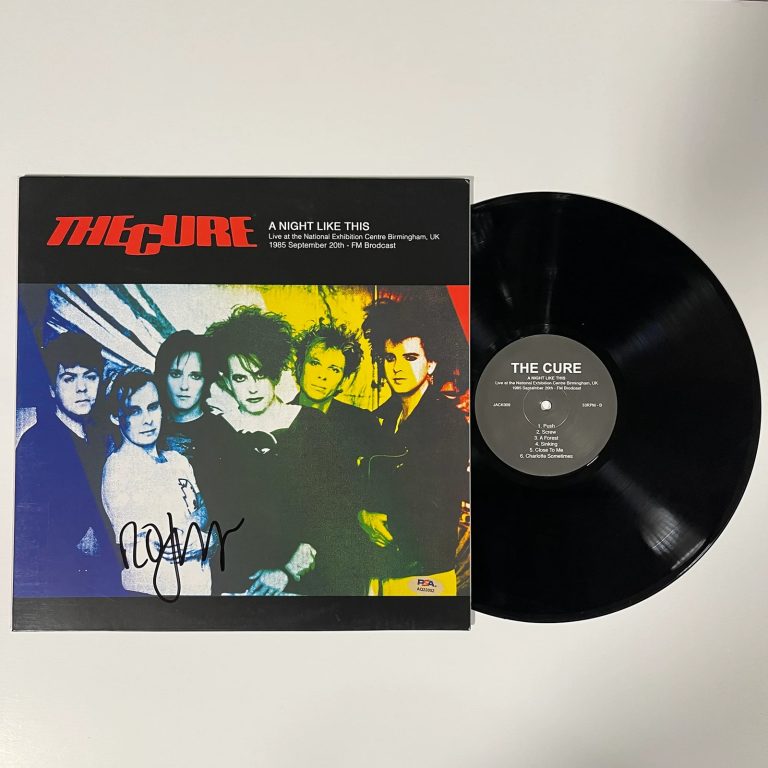Robert Smith Signed A Night Like This Vinyl Album PSA Autographed