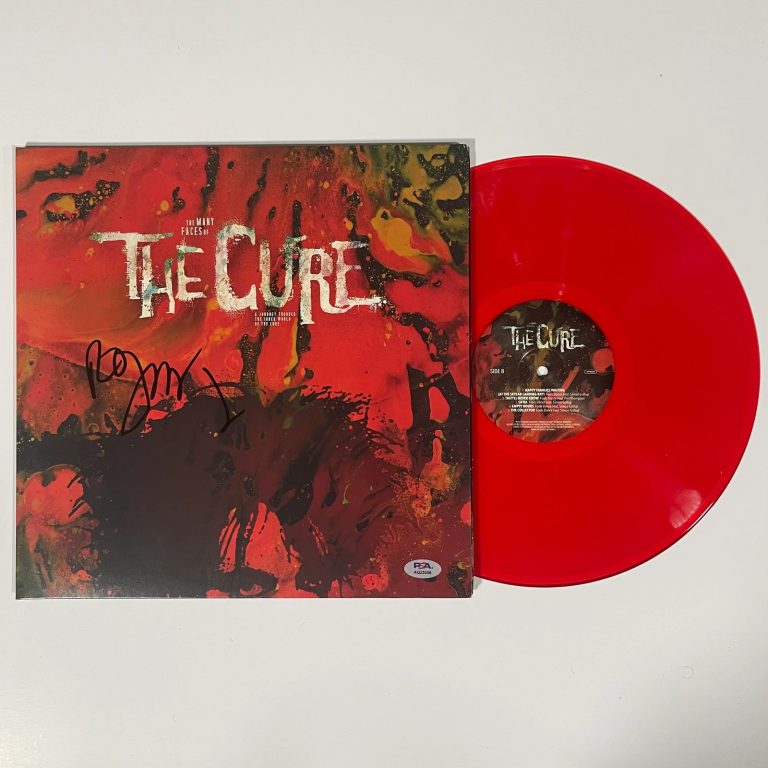 Robert Smith Signed The Many Faces of The Cure Album PSA Autographed