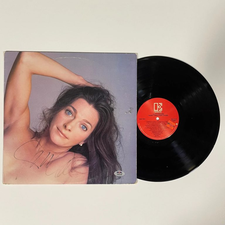 Judy Collins Signed Hard Times for Lovers Album PSA Autographed