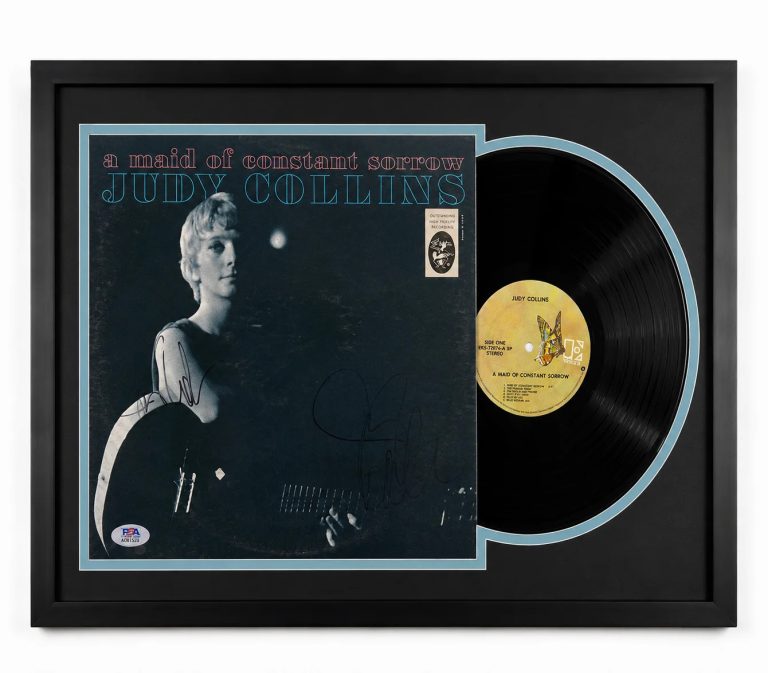 Marty Stuart Signed A Maid of Constant Sorrow Custom Framed Vinyl Album PSA Auth