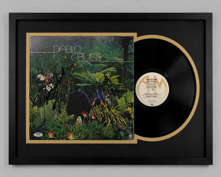 David Jenkins, Cory Lerios, Steve Price Signed Pablo Cruise Framed Vinyl PSA