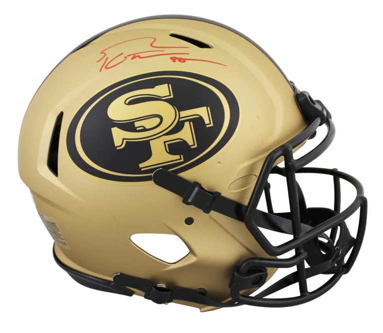 49ers George Kittle Signed Rave Full Size Speed Proline Helmet BAS Witnessed