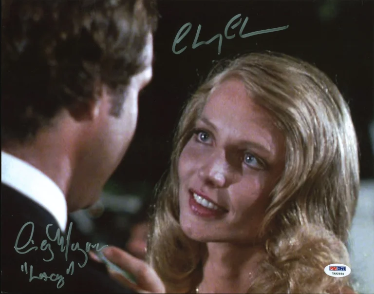 Chevy Chase & Cindy Morgan Caddyshack Authentic Signed 11x14 Photo PSA #7A92934