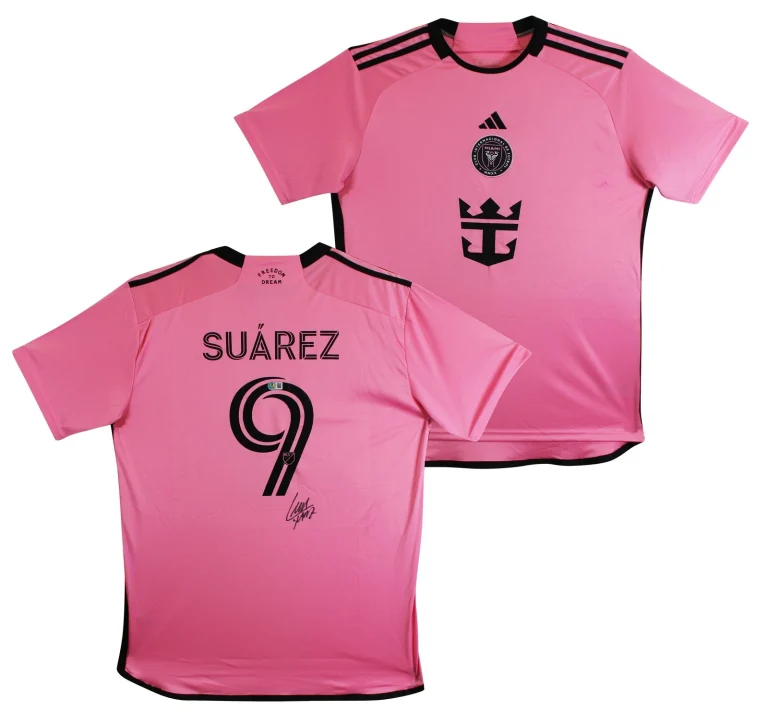 Luis Suarez Inter Miami CF Authentic Signed Pink Adidas Jersey BAS Wit #2W837491