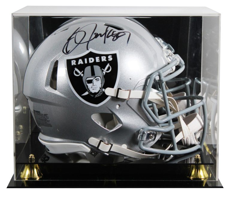 Raiders Bo Jackson Signed Full Size Speed Proline Helmet W/ Case BAS Witnessed