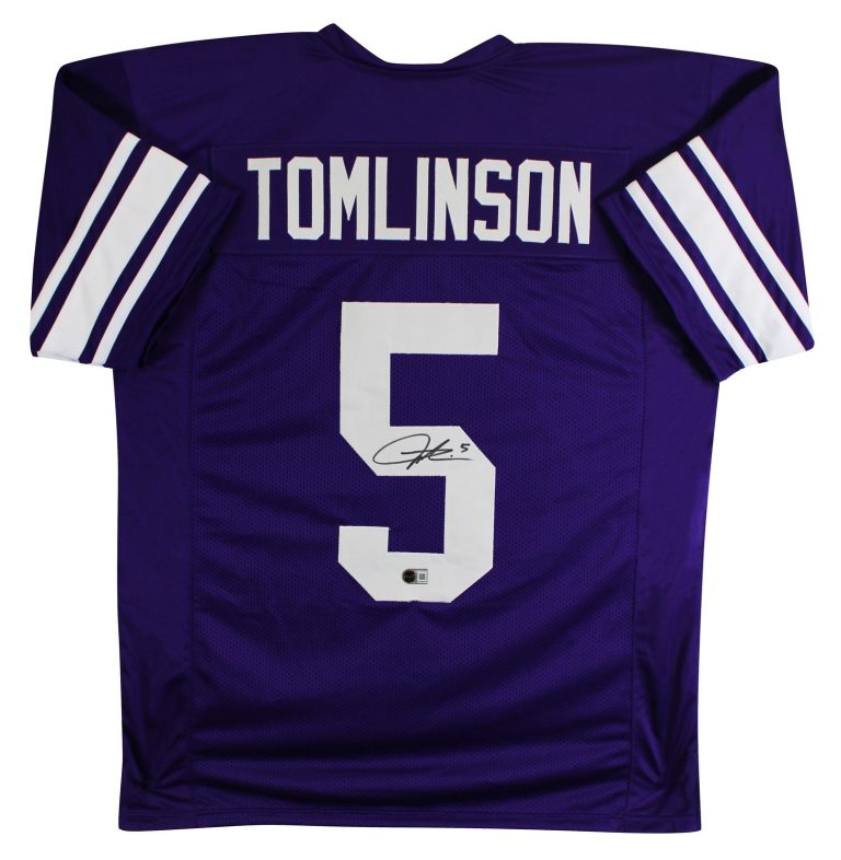 TCU LaDainian Tomlinson Authentic Signed Purple Pro Style Jersey Autographed BAS