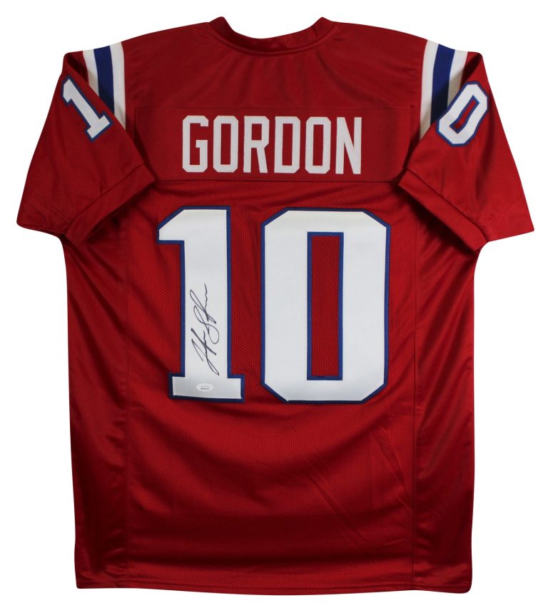 Josh Gordon Authentic Signed Red Pro Style Jersey Autographed JSA #WPP212211