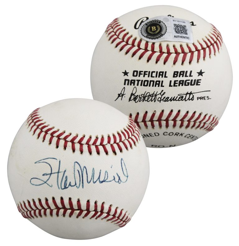 Cardinals Stan Musial Authentic Signed Bart Giamatti ONL Baseball BAS #BY101126