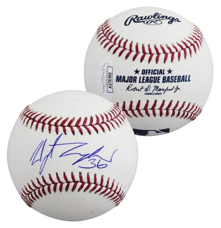 Rangers Wyatt Langford Authentic Signed Robert Manfred OML Baseball JSA #AU76560