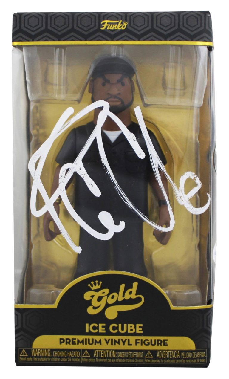 Ice Cube Authentic Signed Gold Funko Pop Premium Vinyl Figure BAS #BY103581