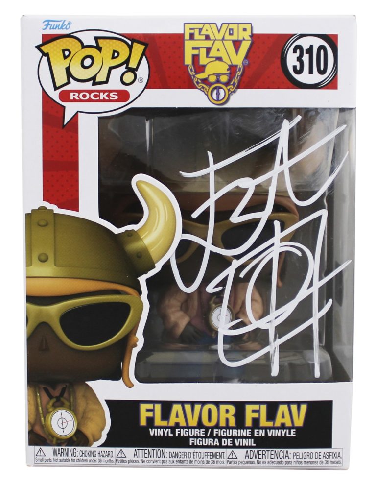 Flavor Flav Authentic Signed #310 Funko Pop Vinyl Figure BAS #BY103577