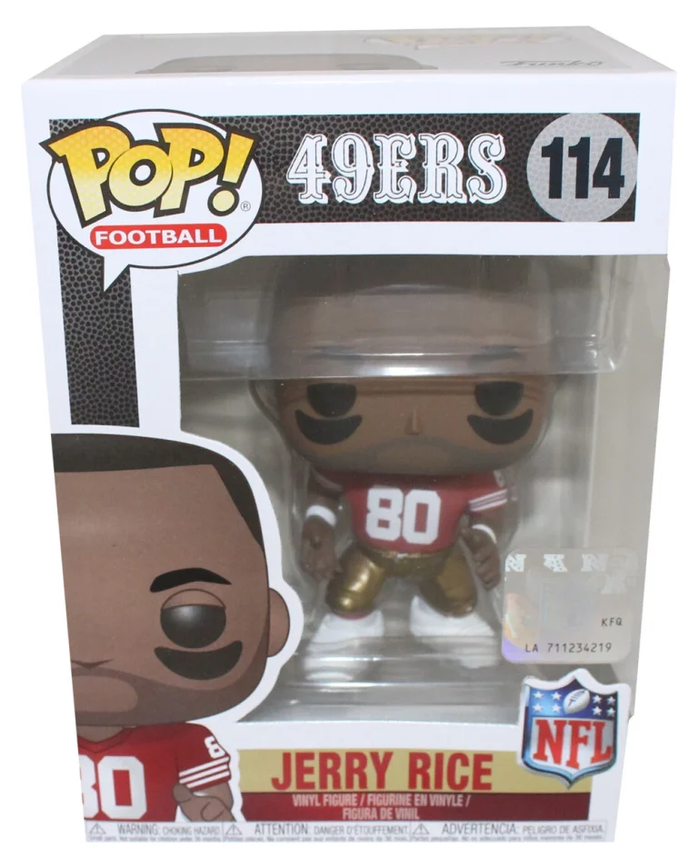 Jerry Rice San Francisco 49ers Funko Pop! #114 w/ Soft Protector 10203