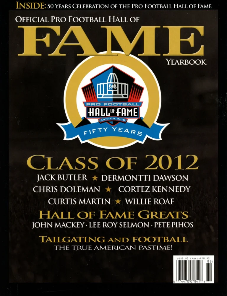 2012-2013 Official Pro Football Hall of Fame Yearbook 42478