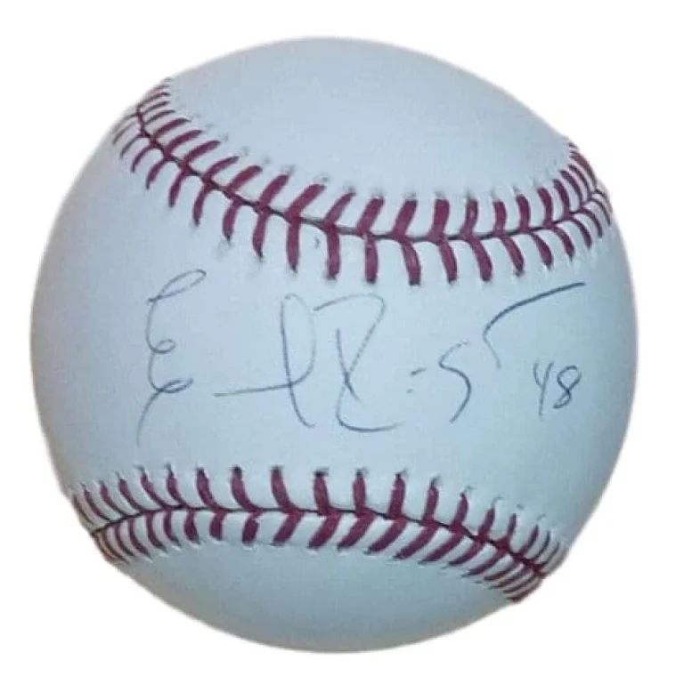 Esmil Rogers Autographed/Signed Rockies/Yankees/Blue Jays OML Baseball 12974