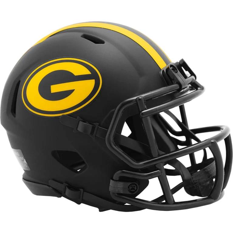 Green Bay Packers Eclipse Speed Mini Helmet Riddell New In Box 26155