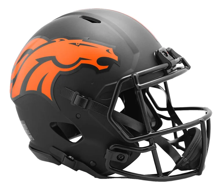 Denver Broncos Full Size Authentic Eclipse Speed Helmet New In Box 26123