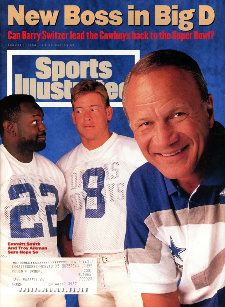 Sports Illustrated Magazine 8/1/1994 Switzer Aikman & Smith Cover 38359