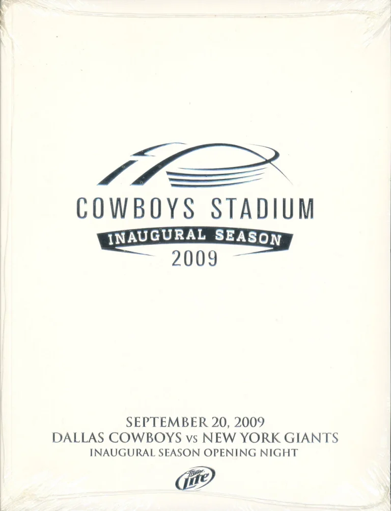 Dallas Cowboys Stadium Inugural Season 9/20/2009 Opening Night vs Giants 38346
